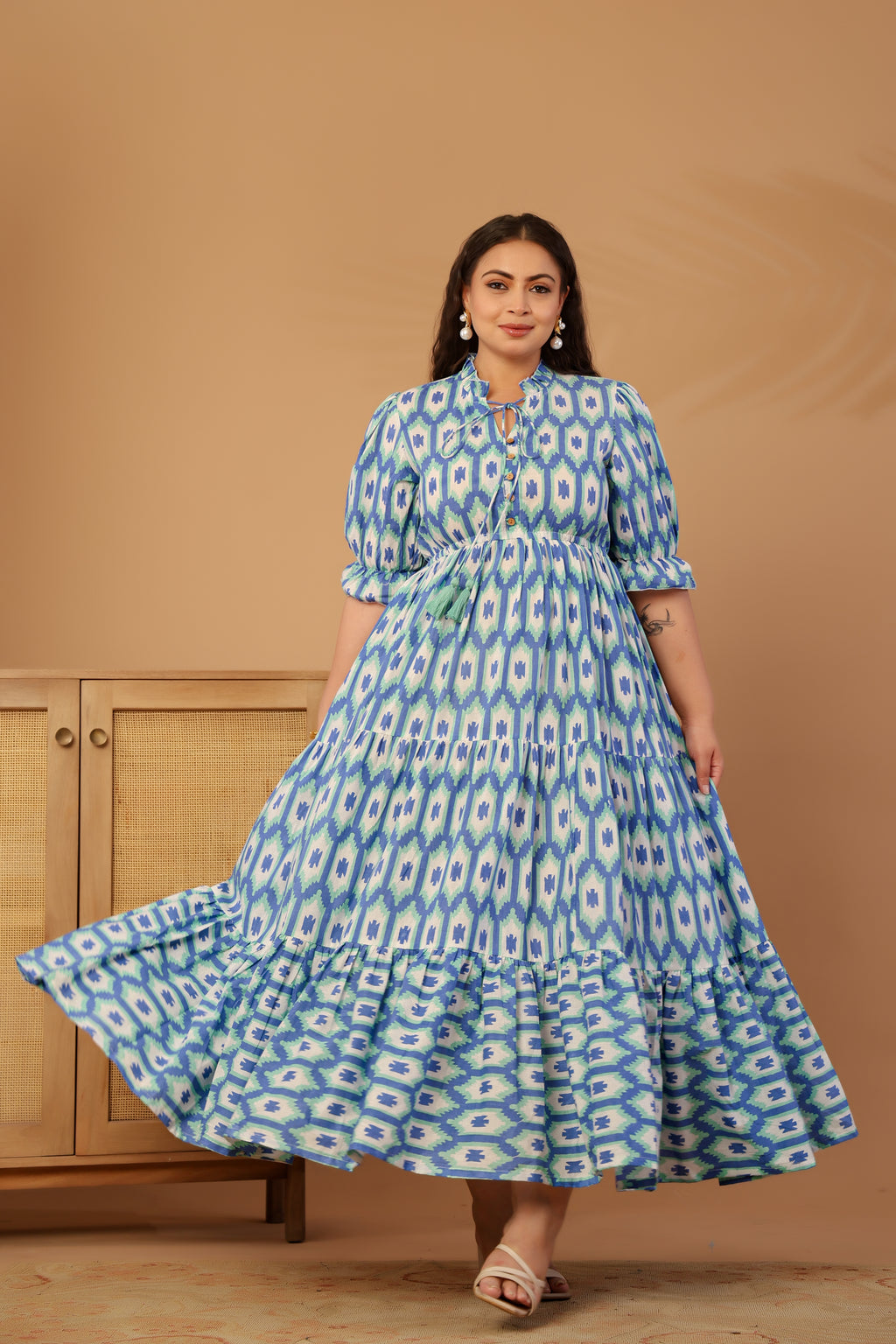 Aura print Dress