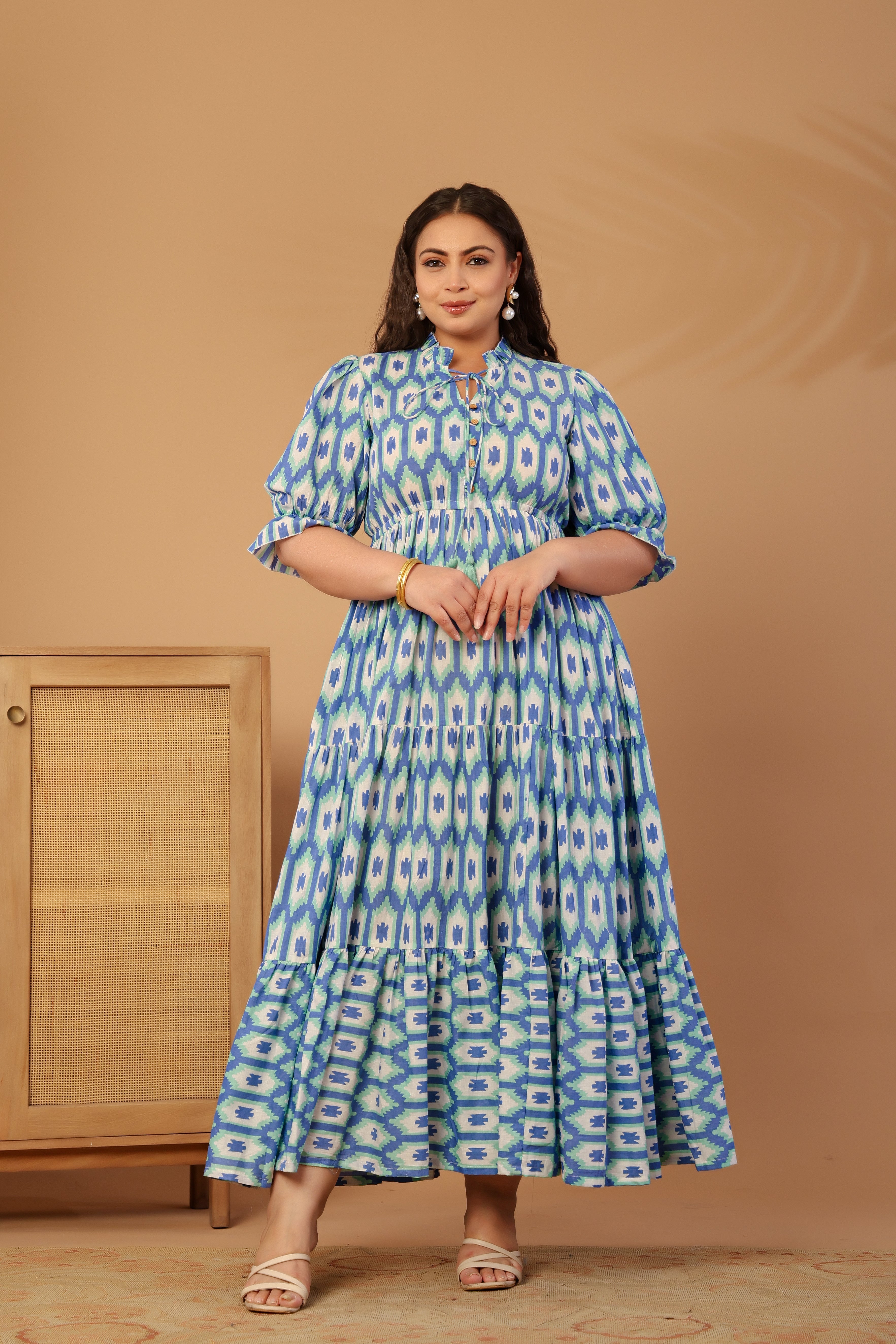 Aura print Dress