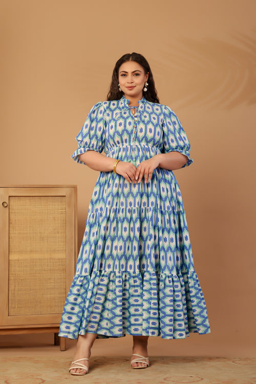 Aura print Dress