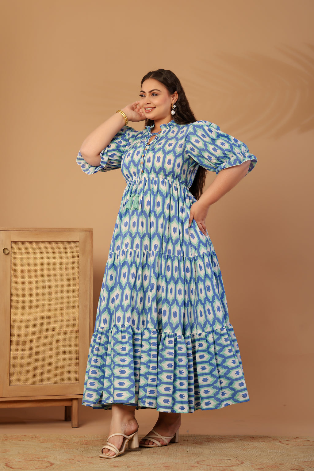 Aura print Dress