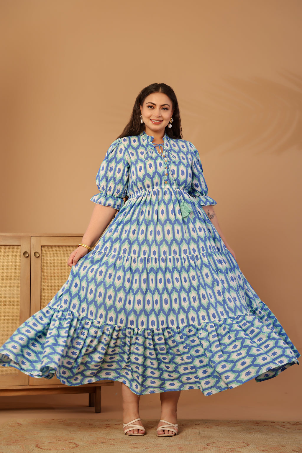 Aura print Dress