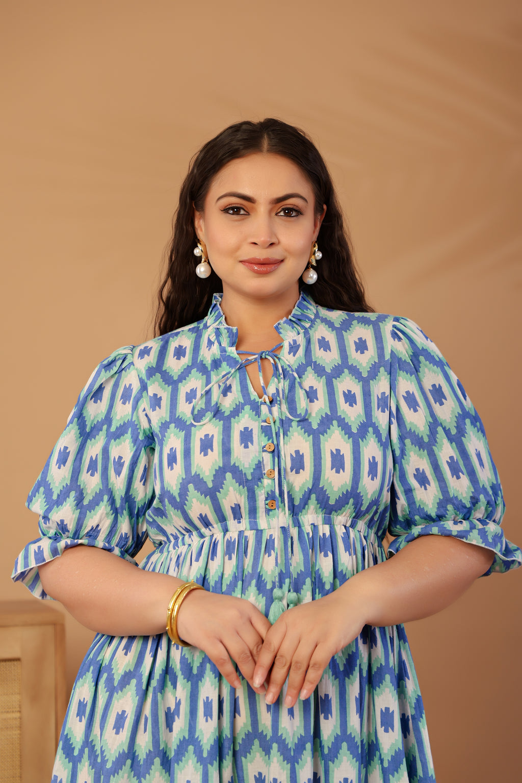 Aura print Dress