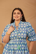 Aura print Dress