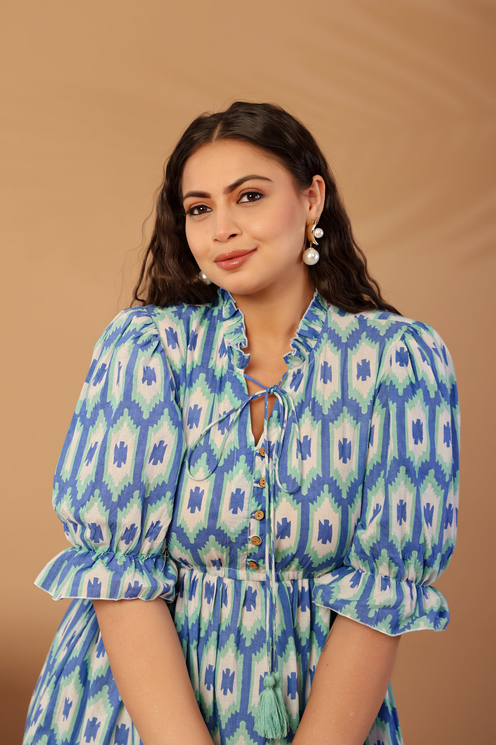 Aura print Dress