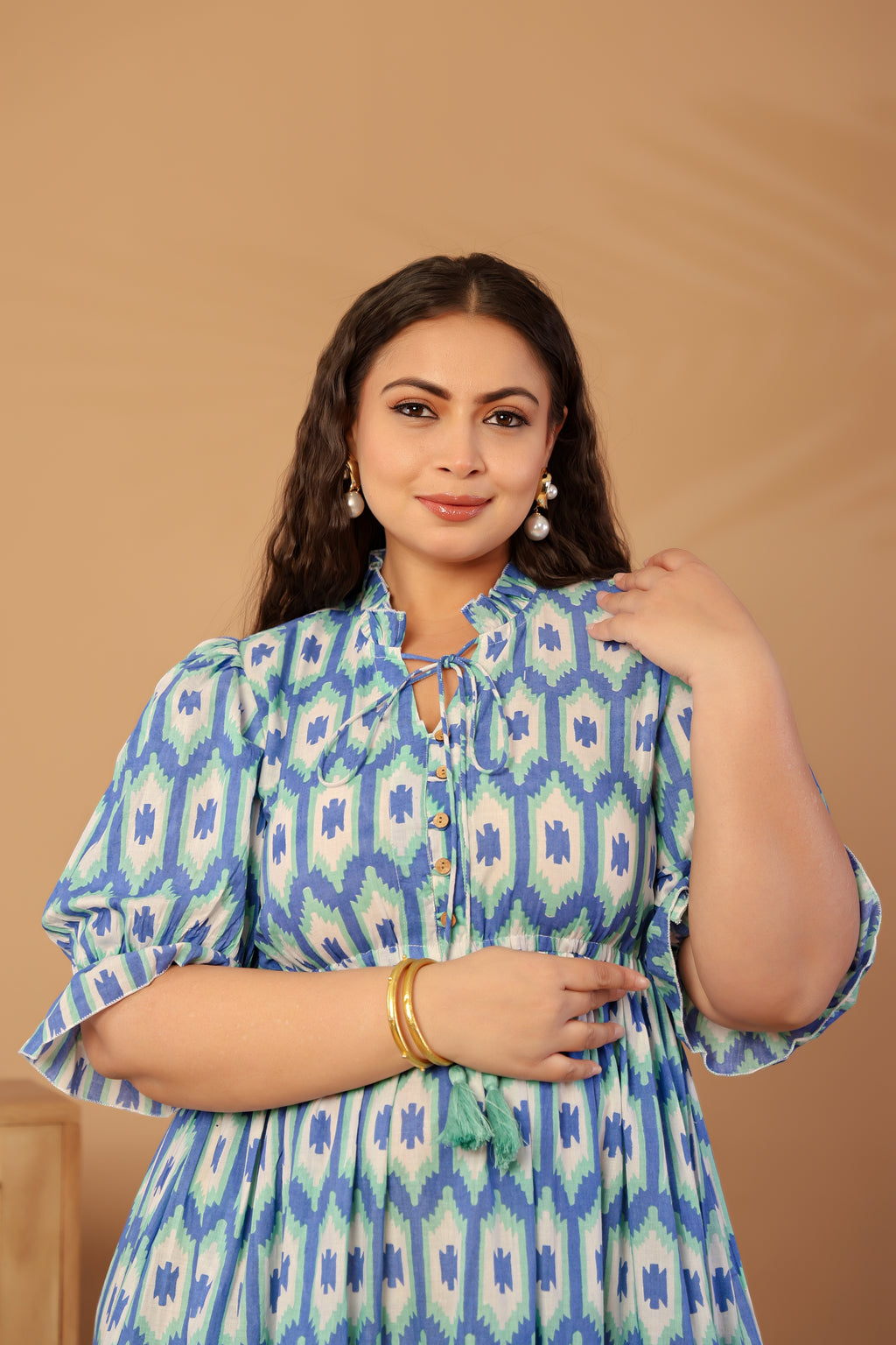 Aura print Dress