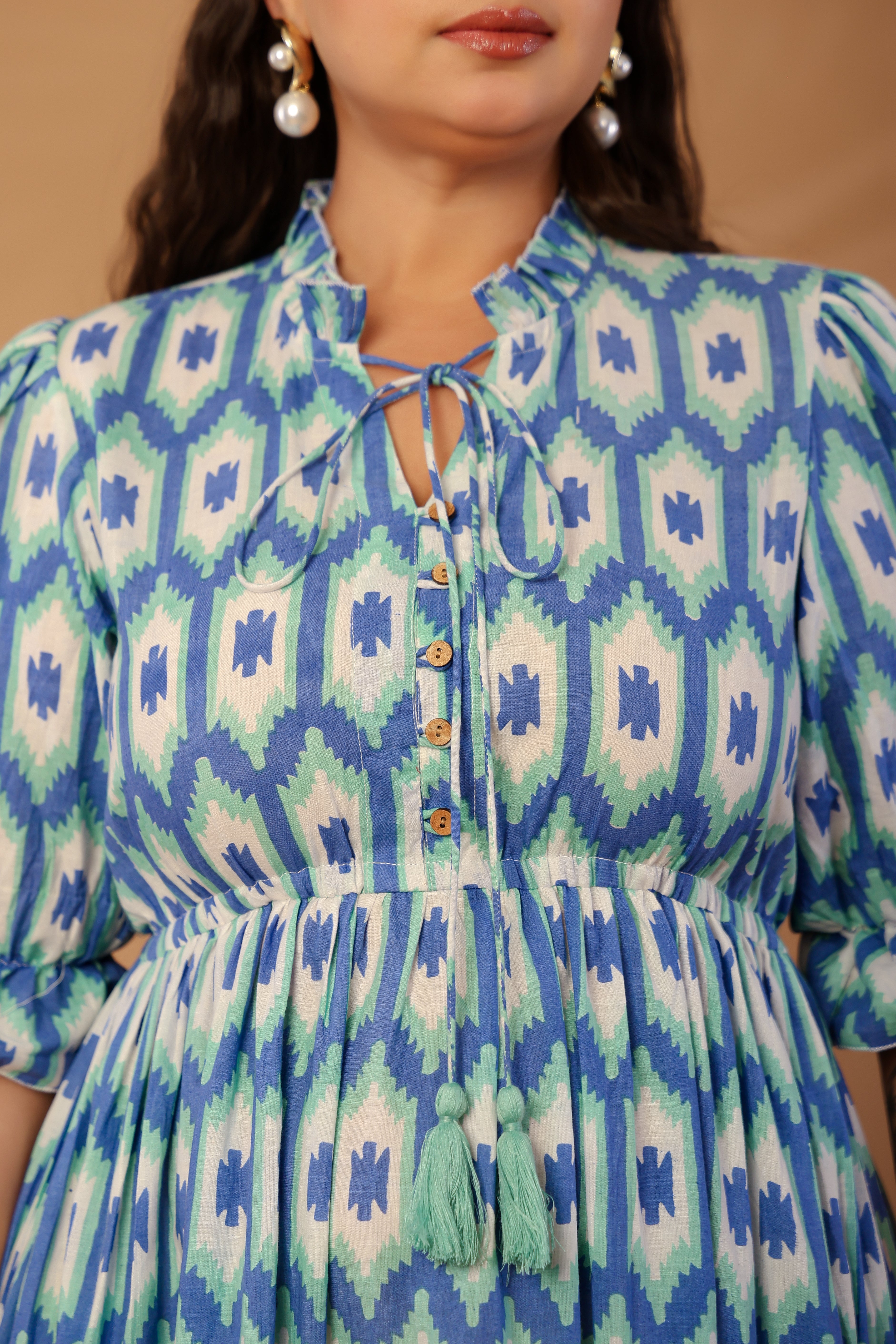 Aura print Dress