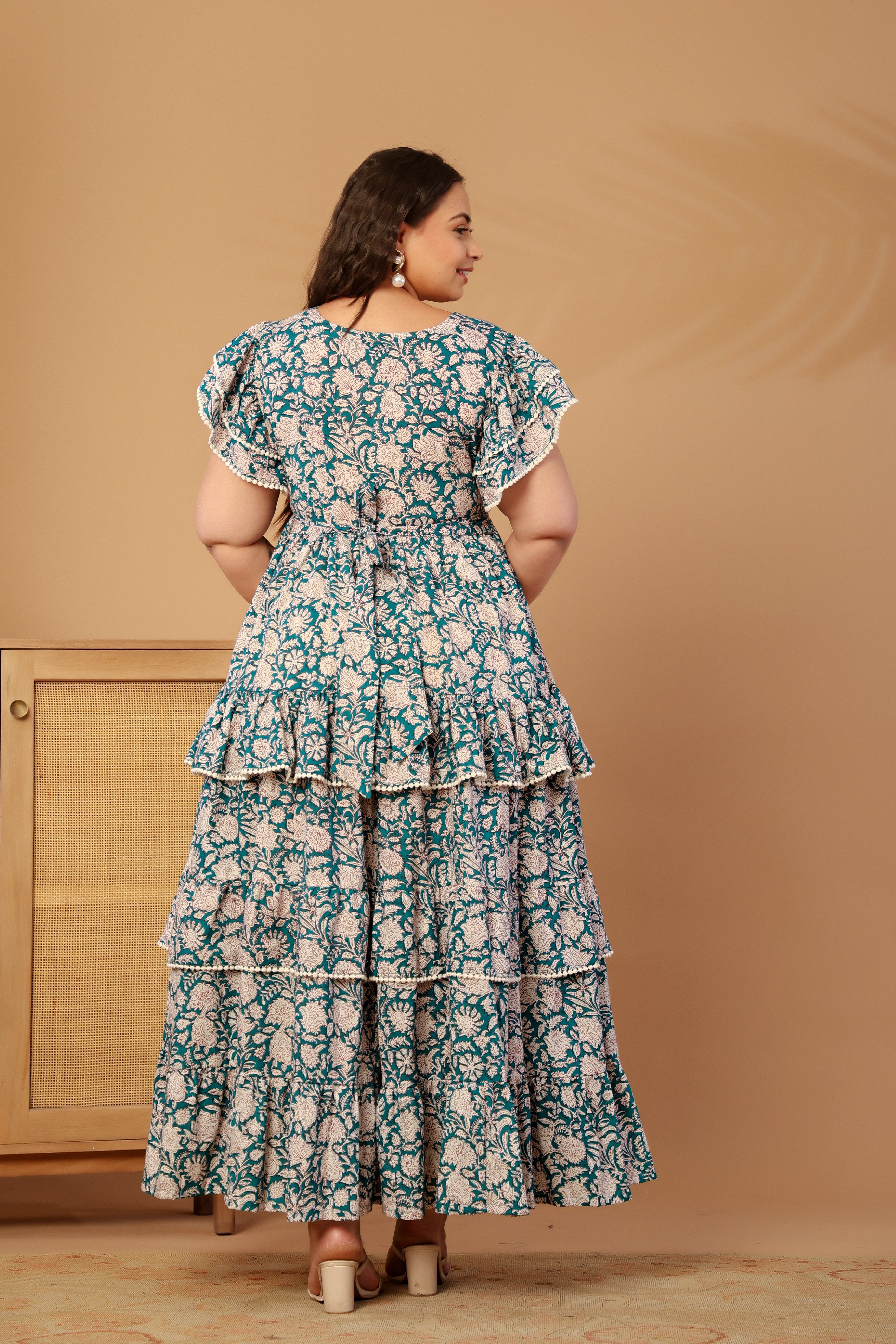 Flutter Floral dress
