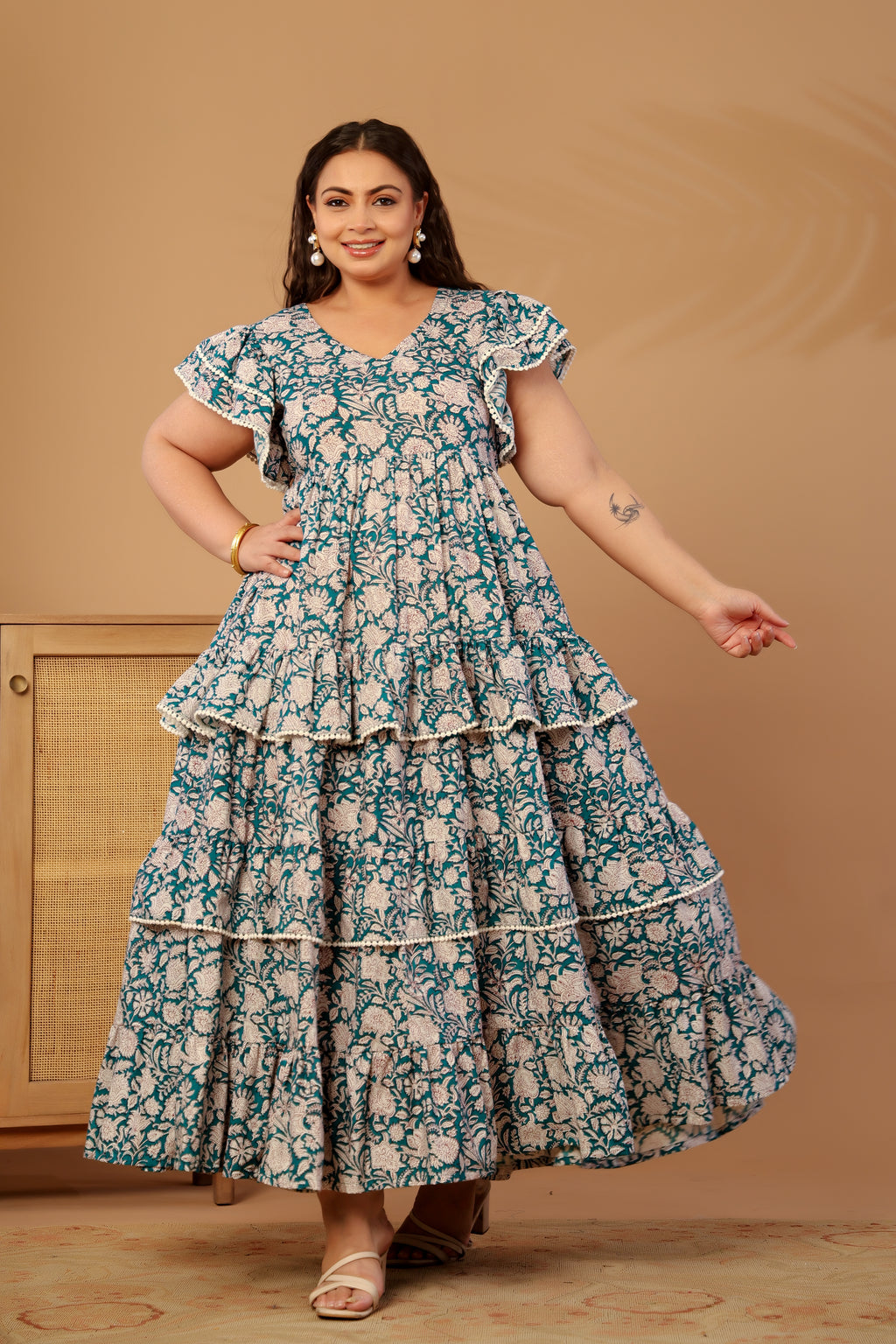 Flutter Floral dress