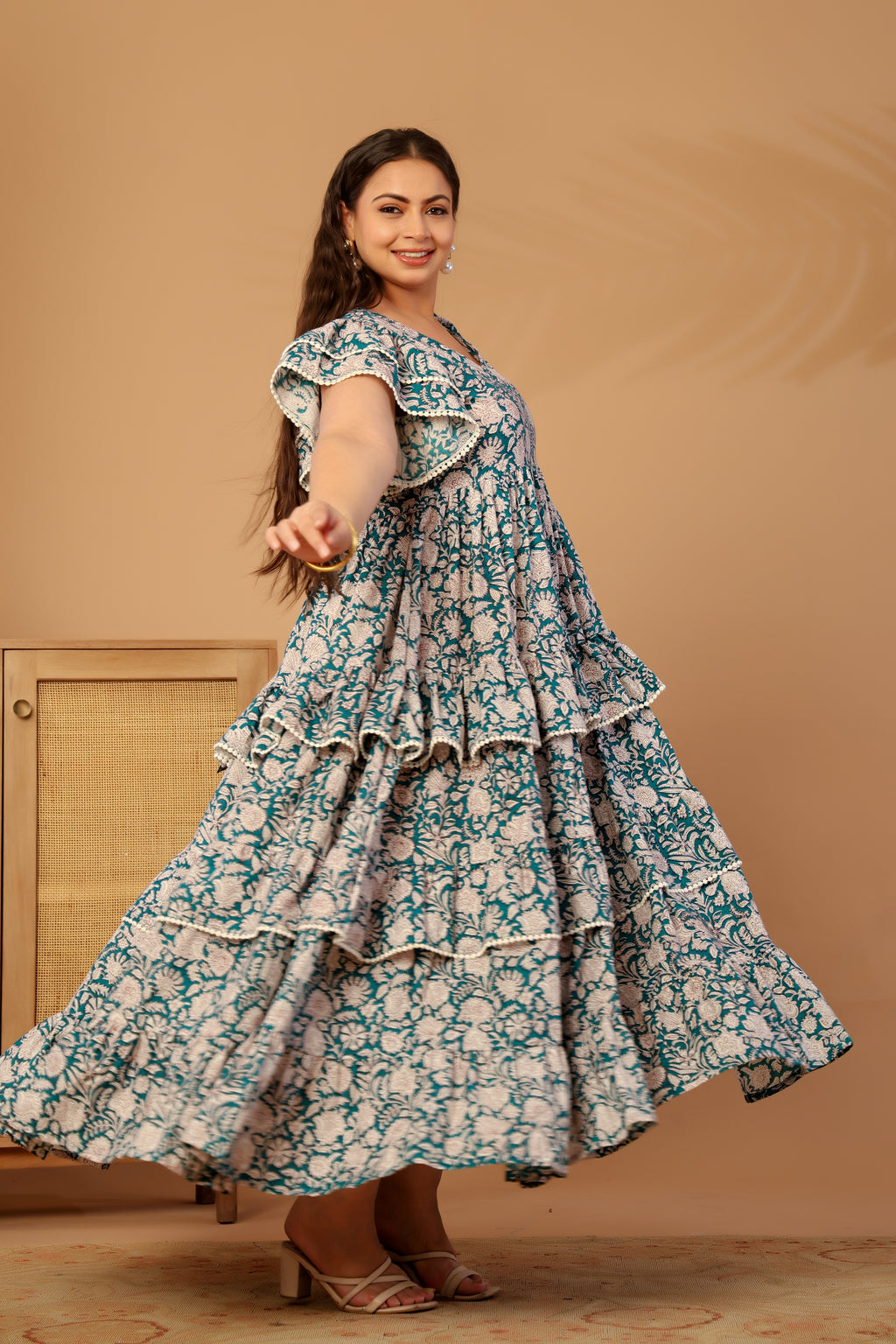 Flutter Floral dress
