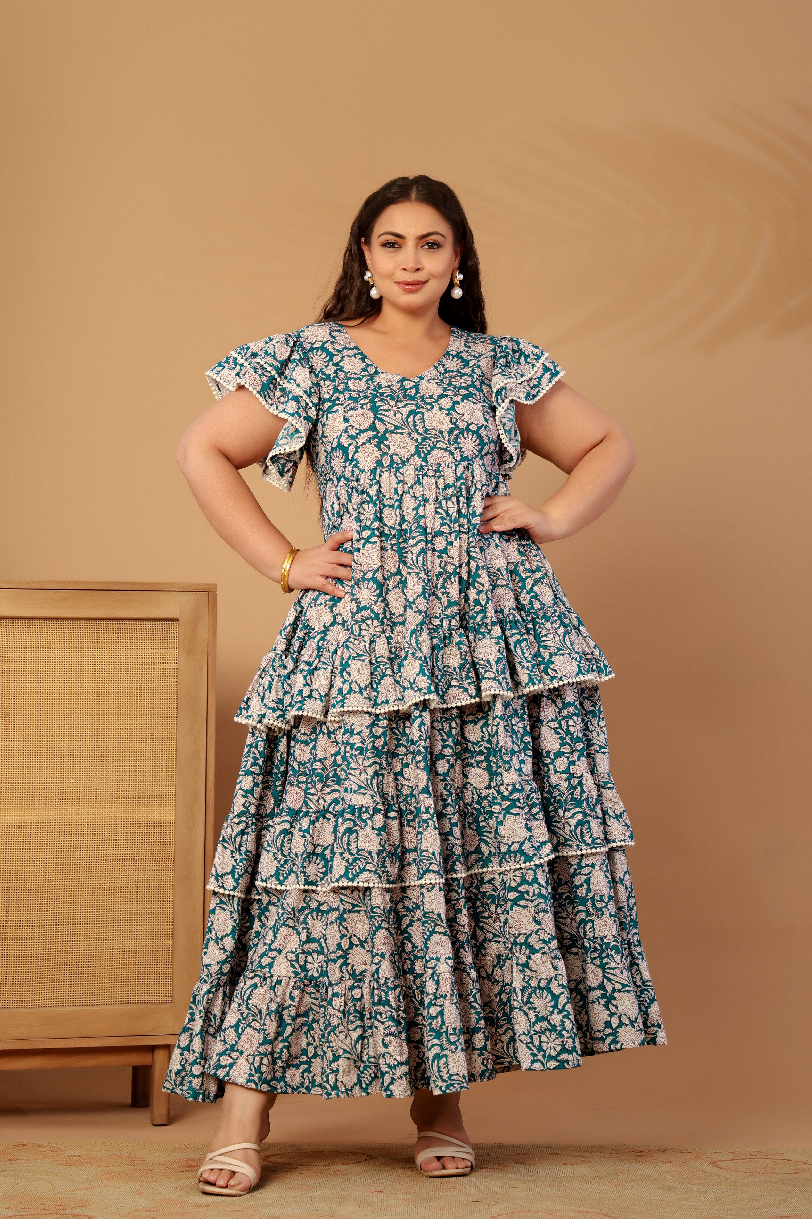 Flutter Floral dress