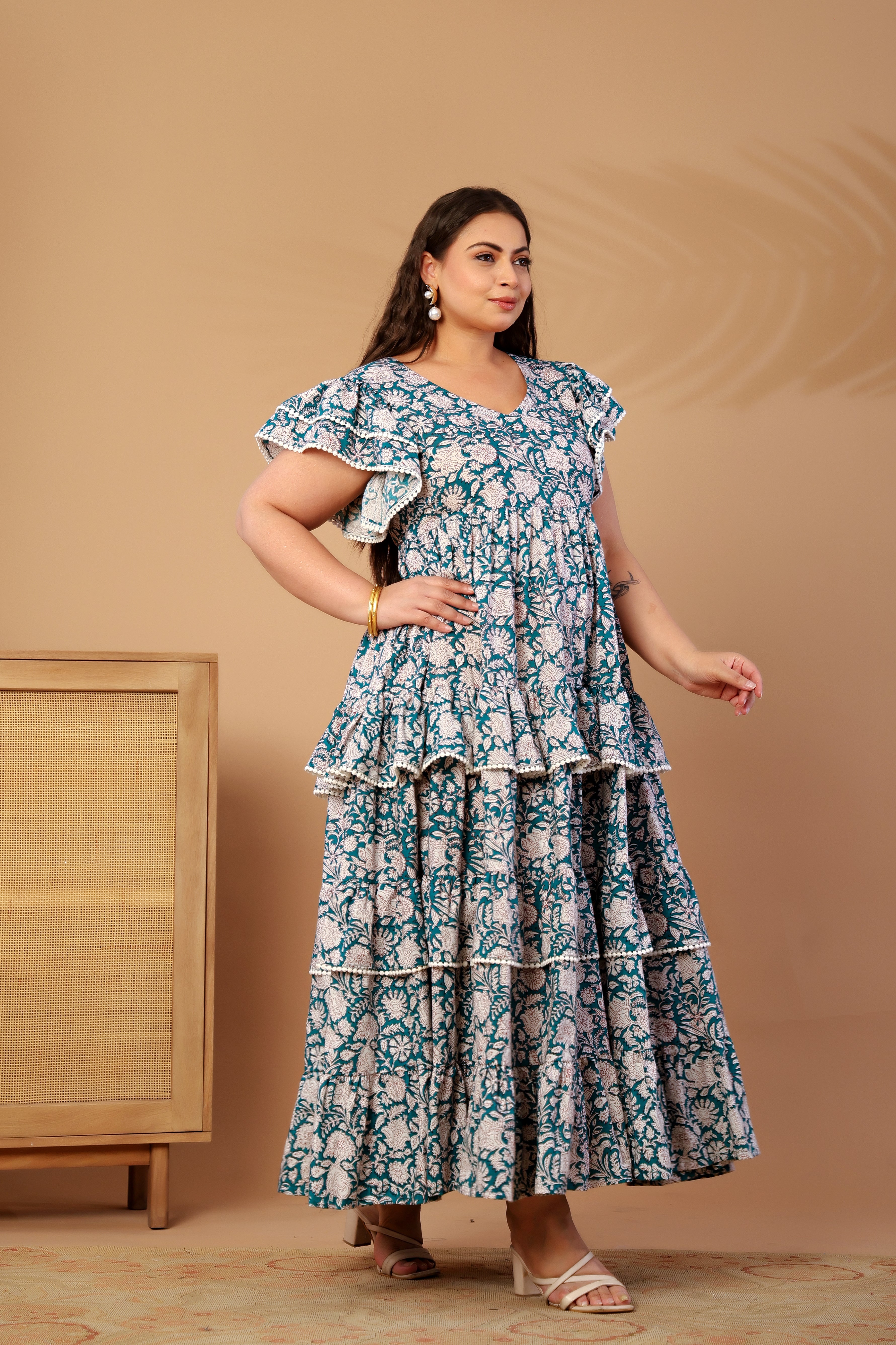 Flutter Floral dress