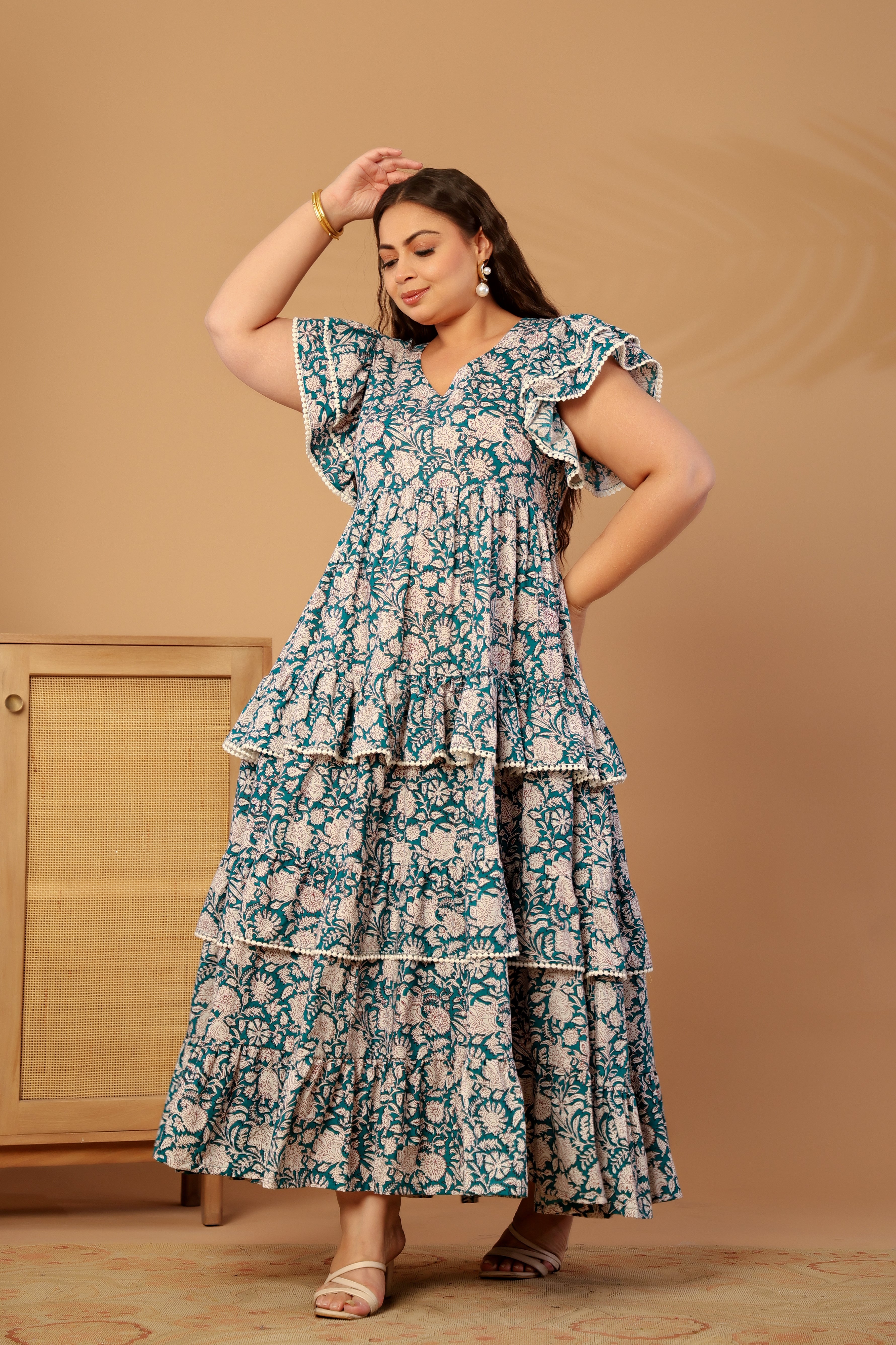 Flutter Floral dress