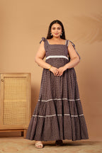 Twirl Check dress