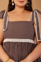 Twirl Check dress