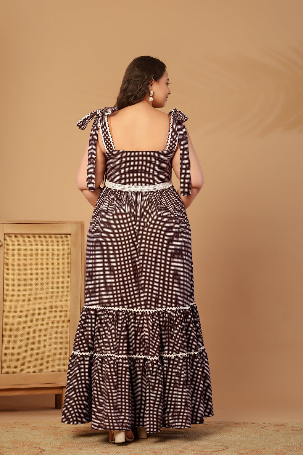 Twirl Check dress