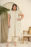 Off white organic cotton co-ord set