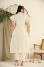 Off white organic cotton co-ord set