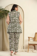 Green crush co-ord set
