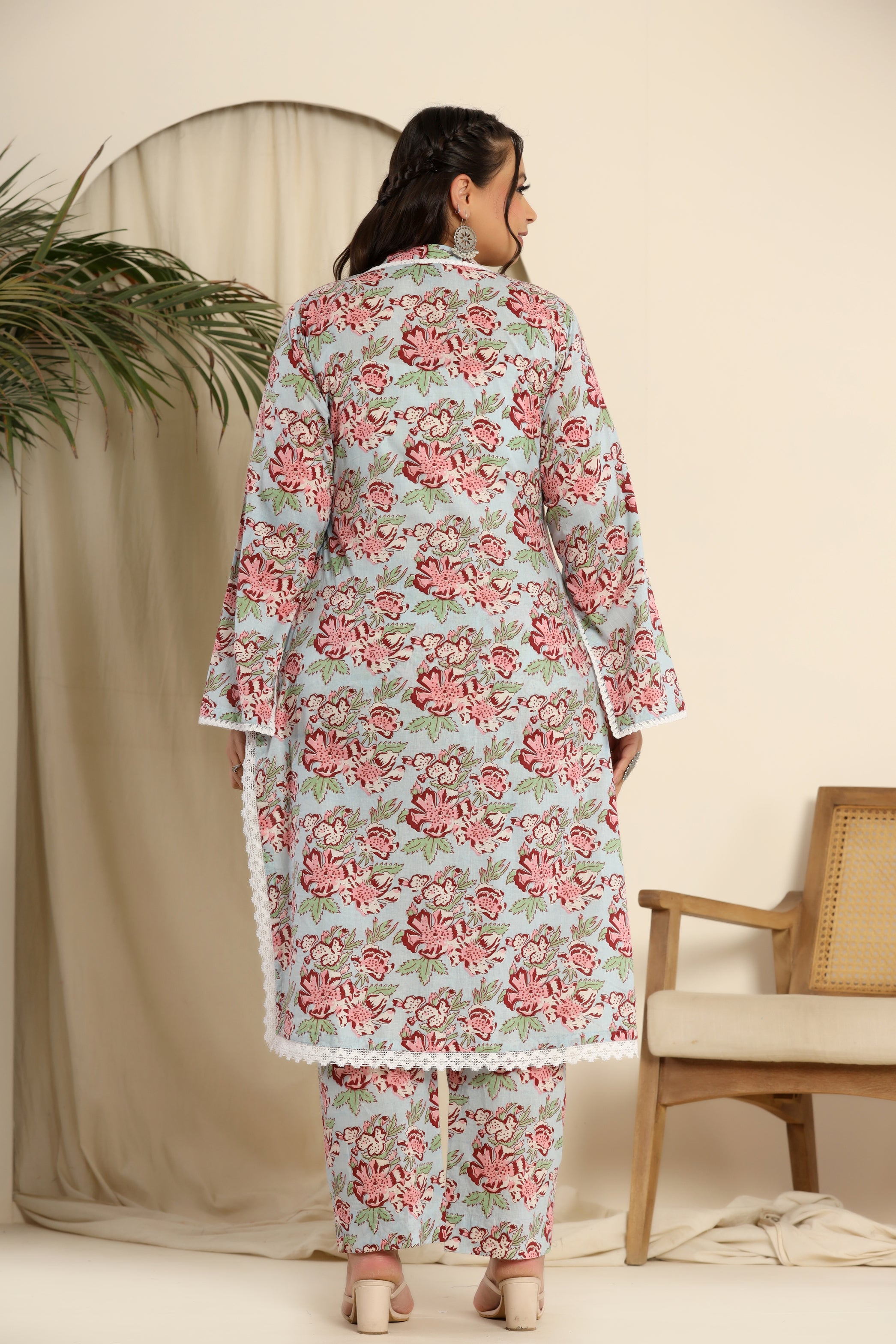 Multicolour everyday floral co-ord set