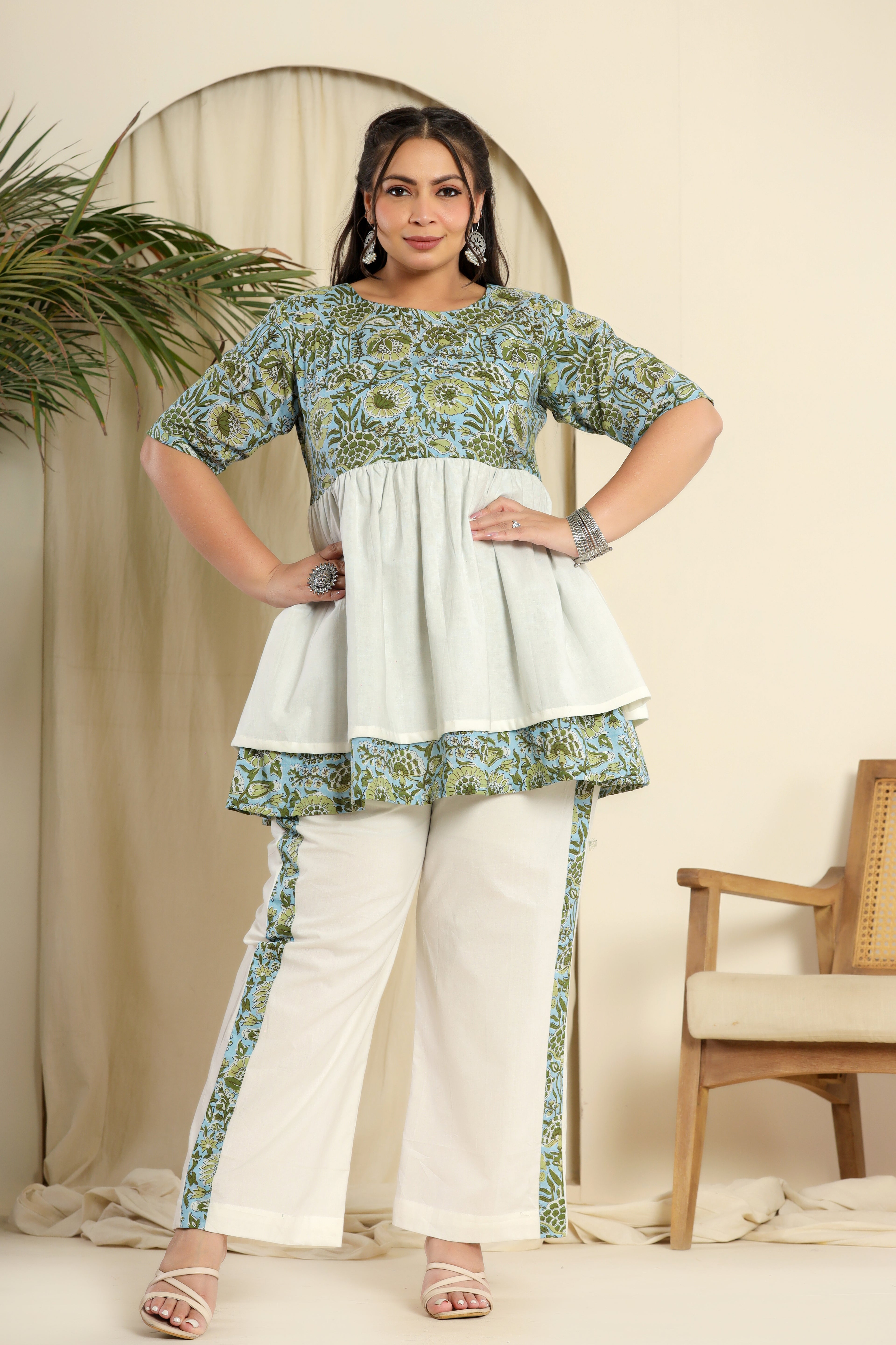Tropical Bloom co-ord set