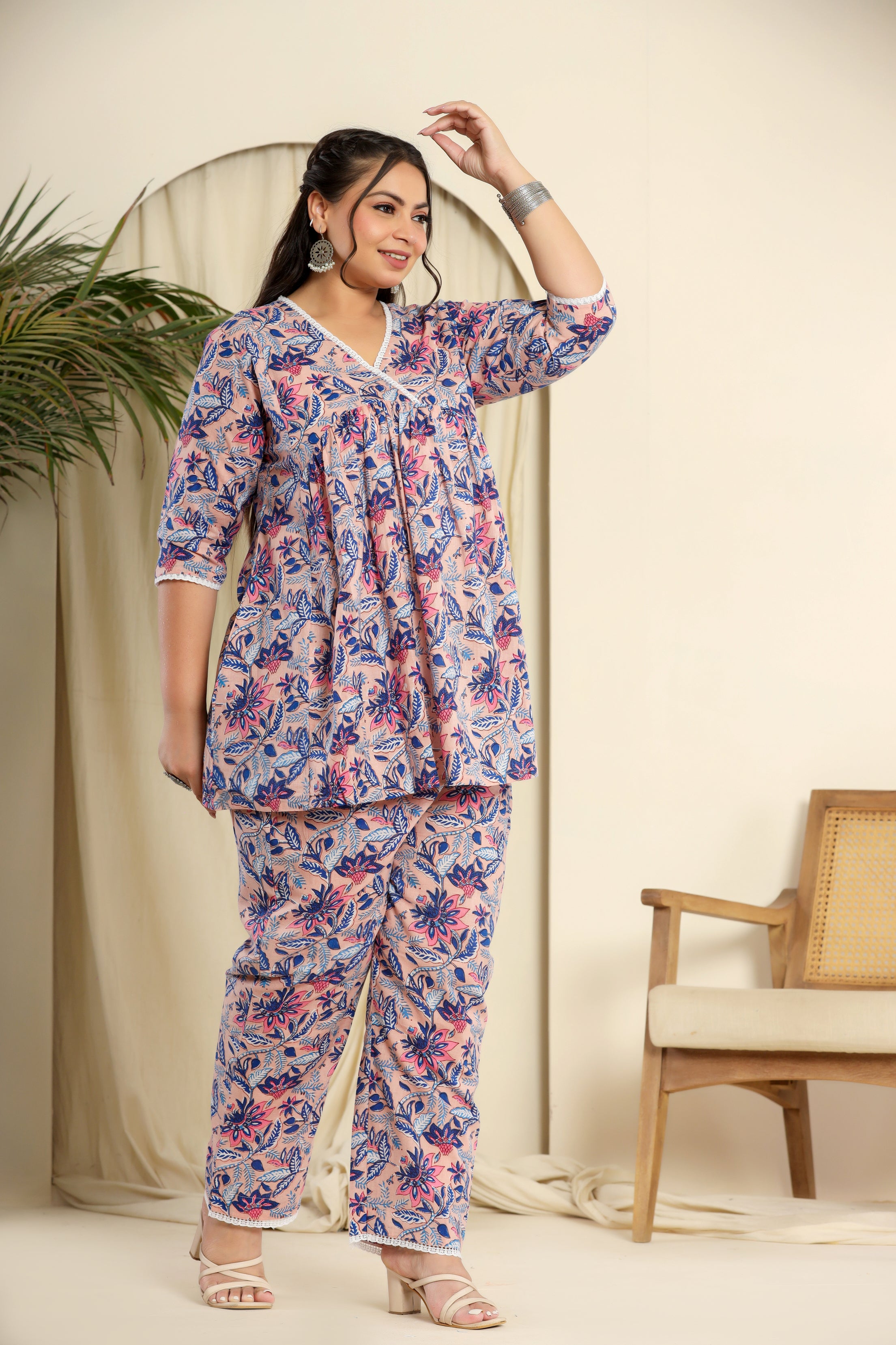 Floral printed co-ord set