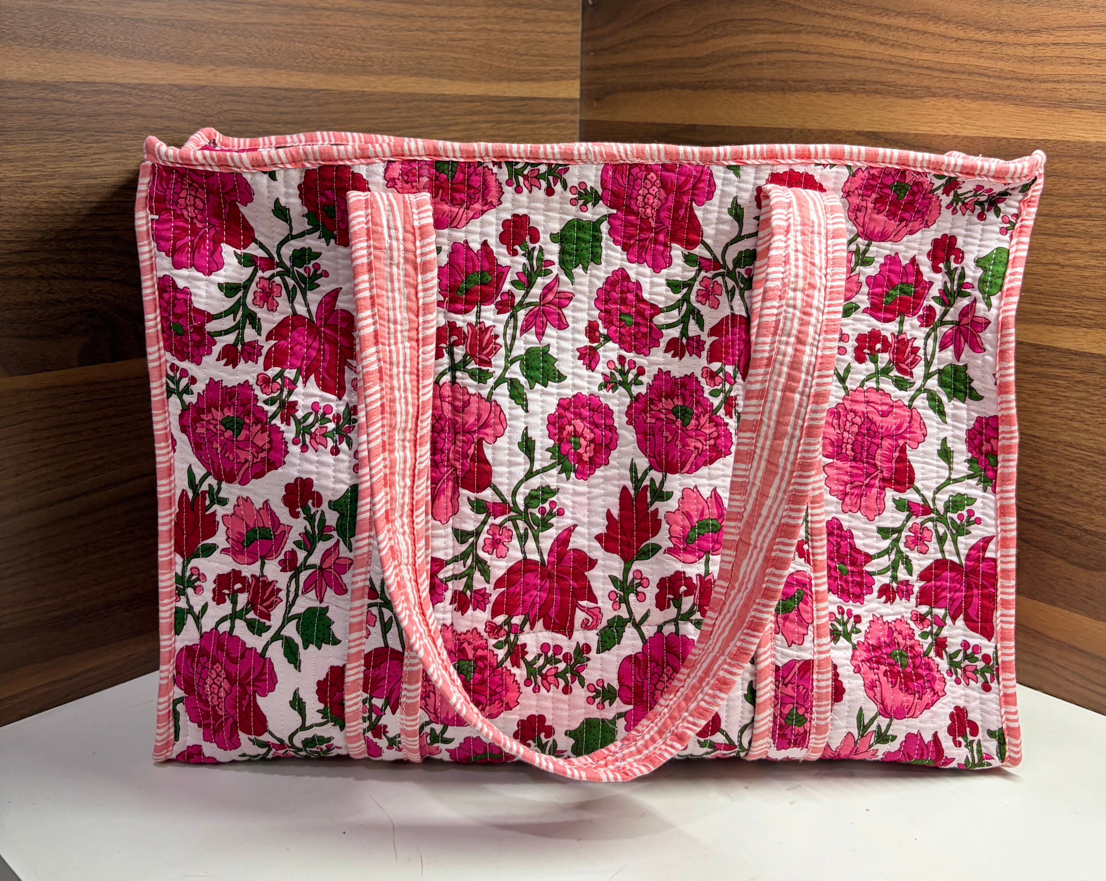 Pink Peony Bags