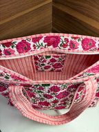 Pink Peony Bags