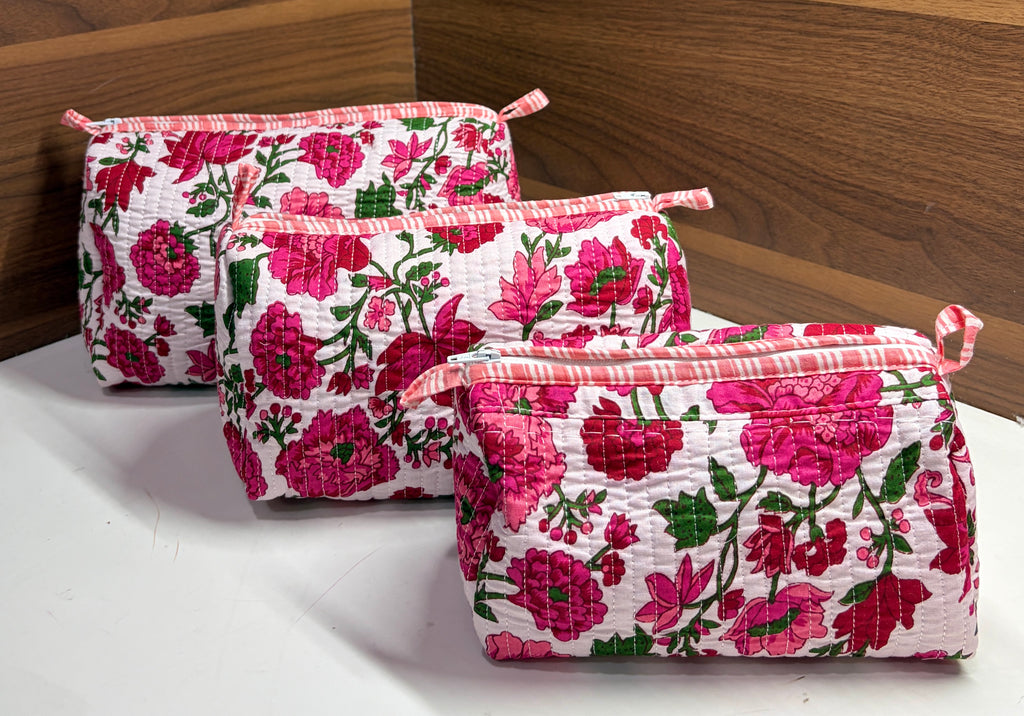 Pink Peony Bags