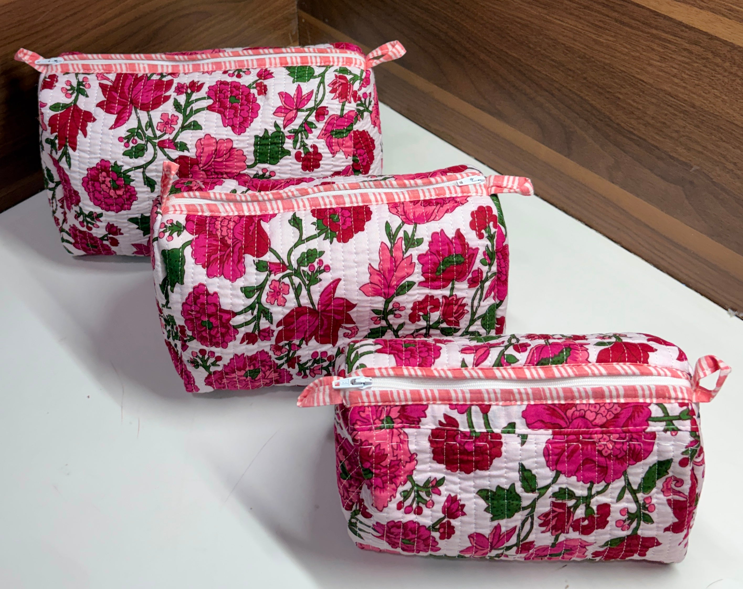 Pink Peony Bags
