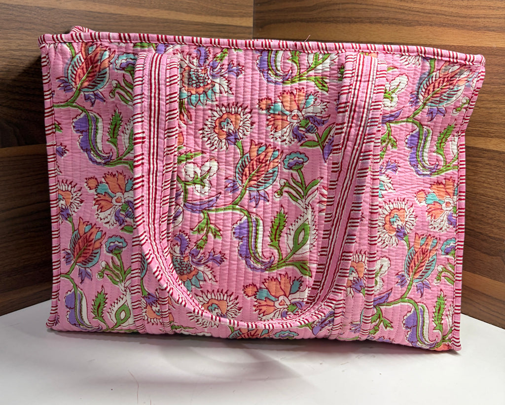 Blush Blossom Bags
