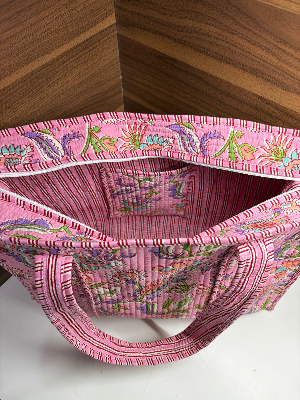 Blush Blossom Bags