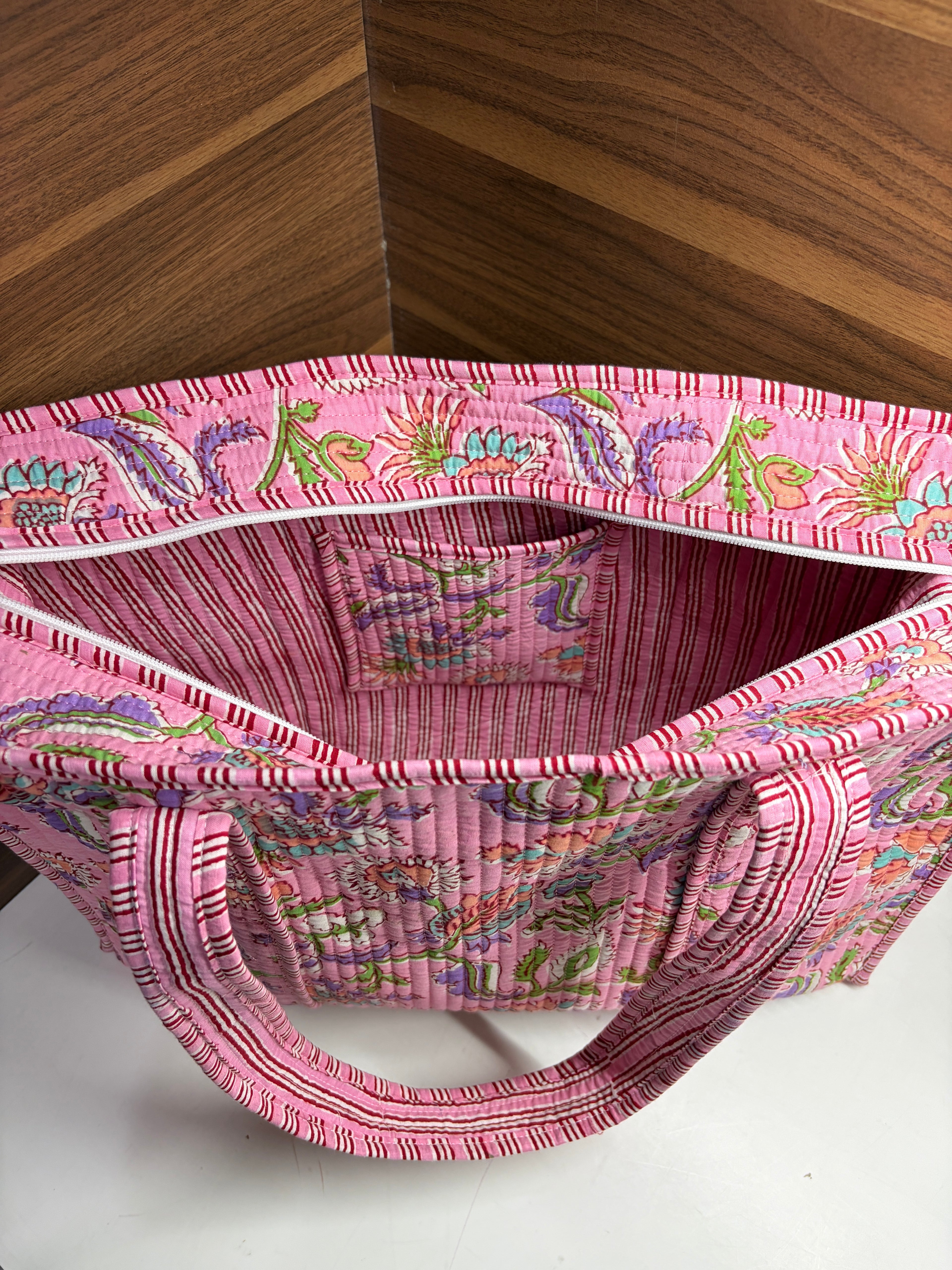 Blush Blossom Bags