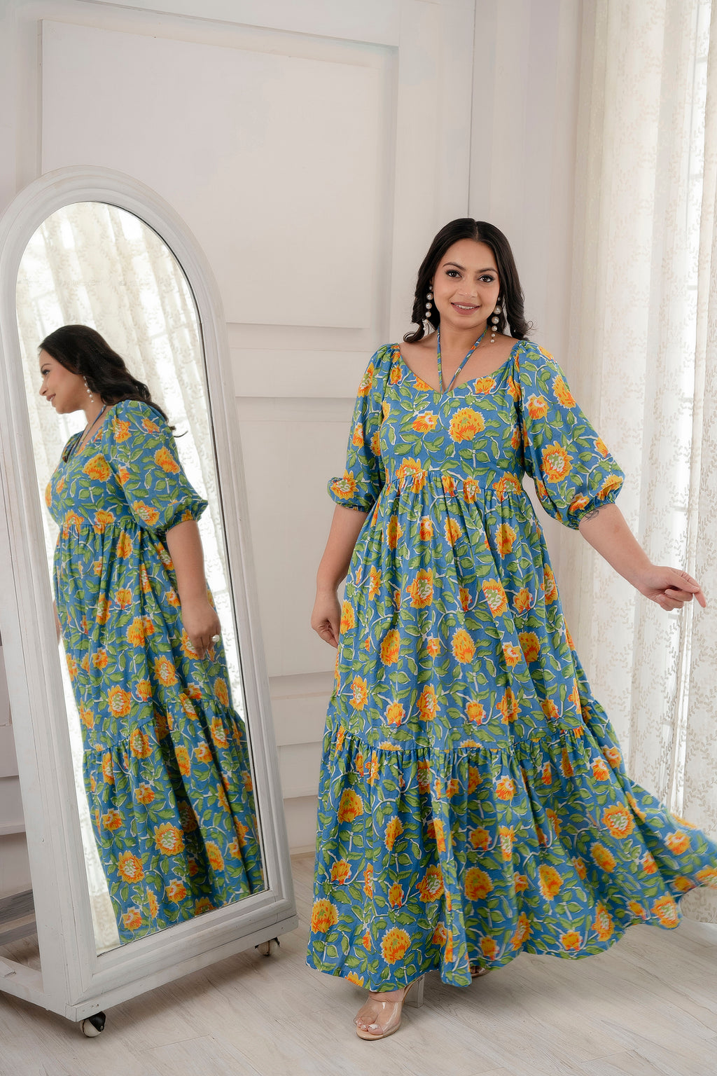 Blue Jeeva Dress