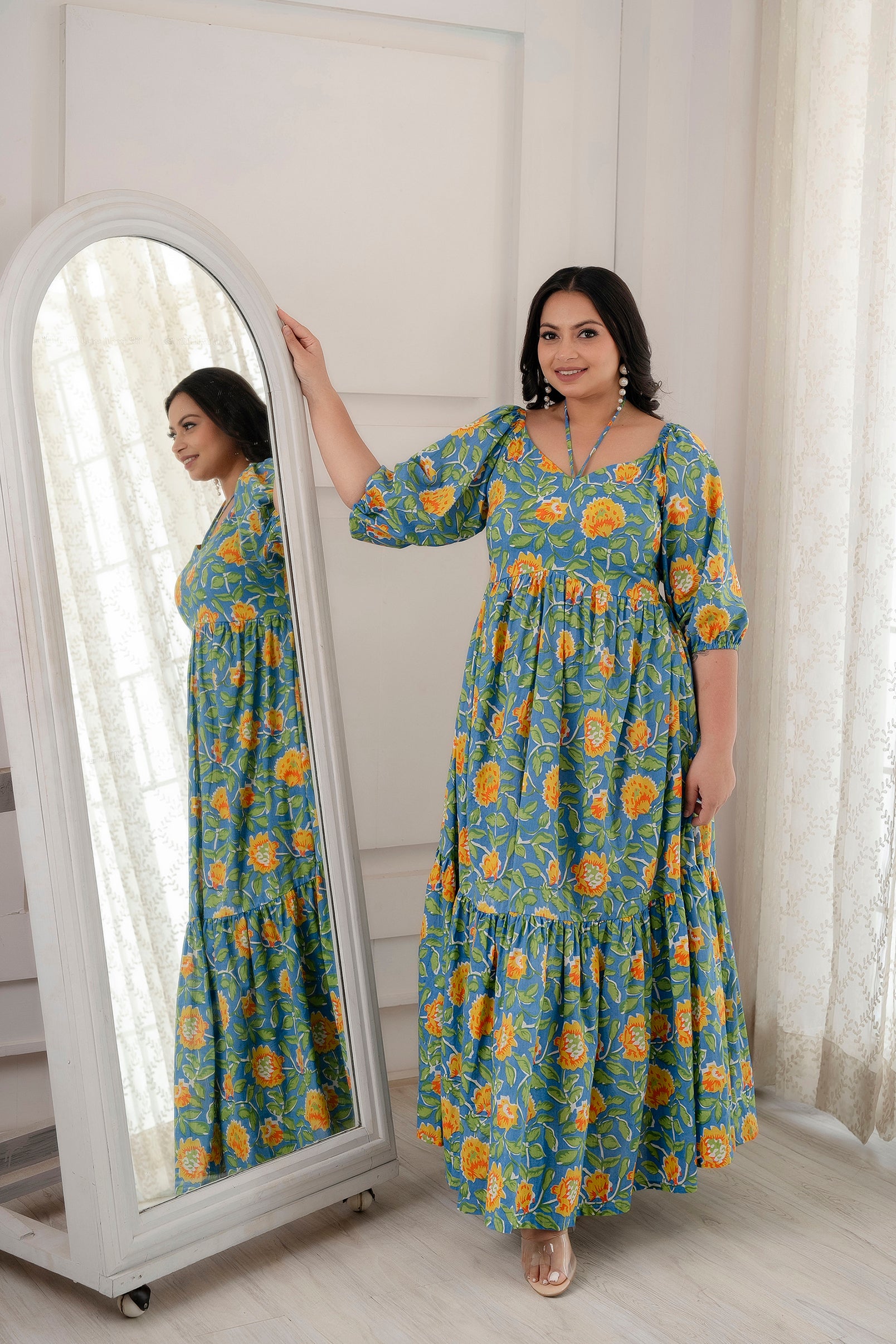 Blue Jeeva Dress