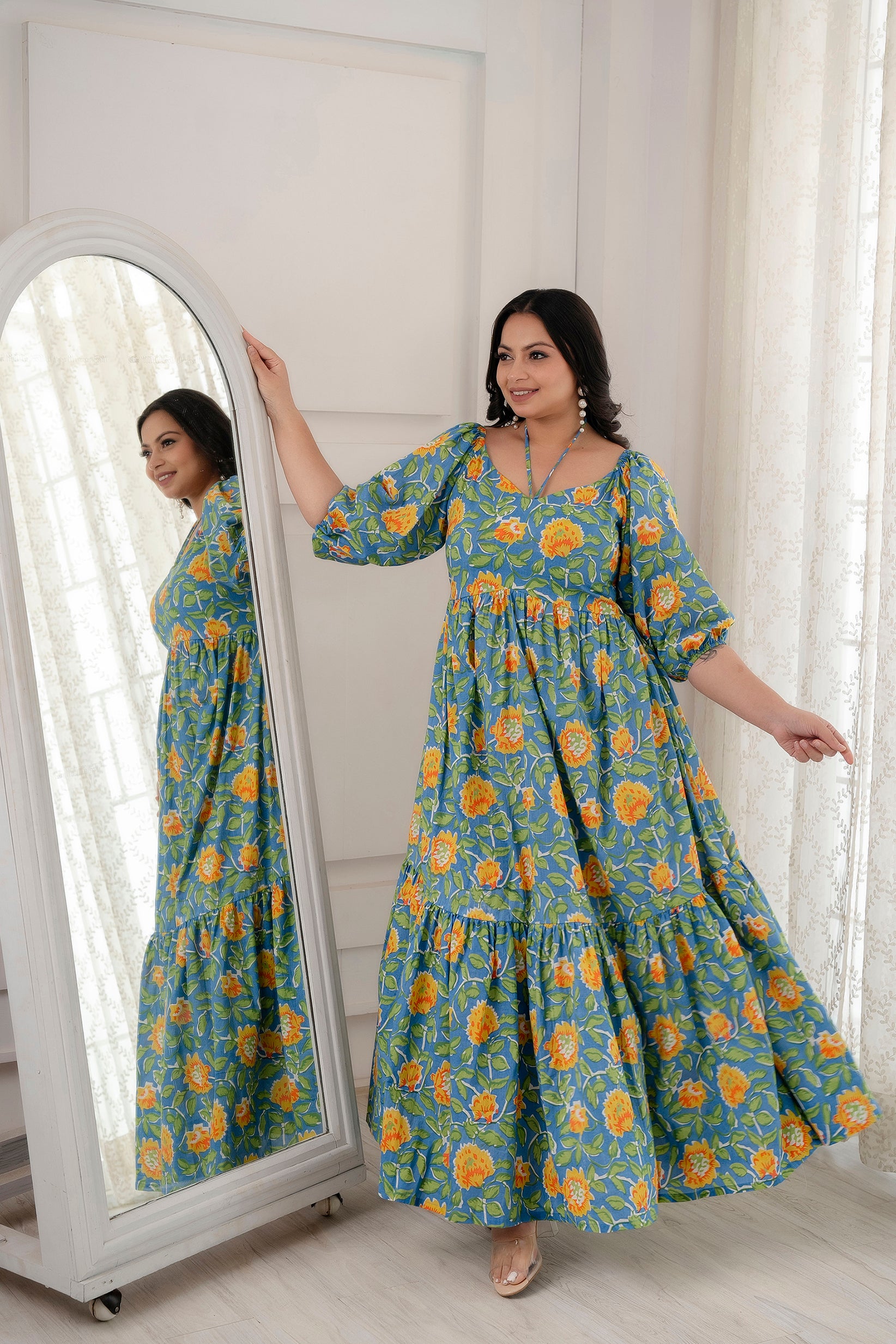 Blue Jeeva Dress