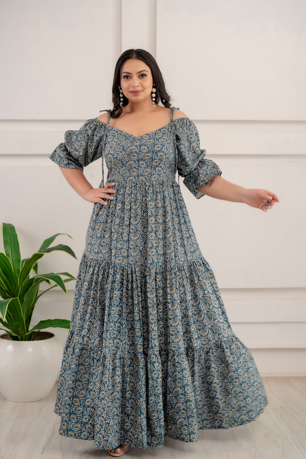 Paisley Print Dress