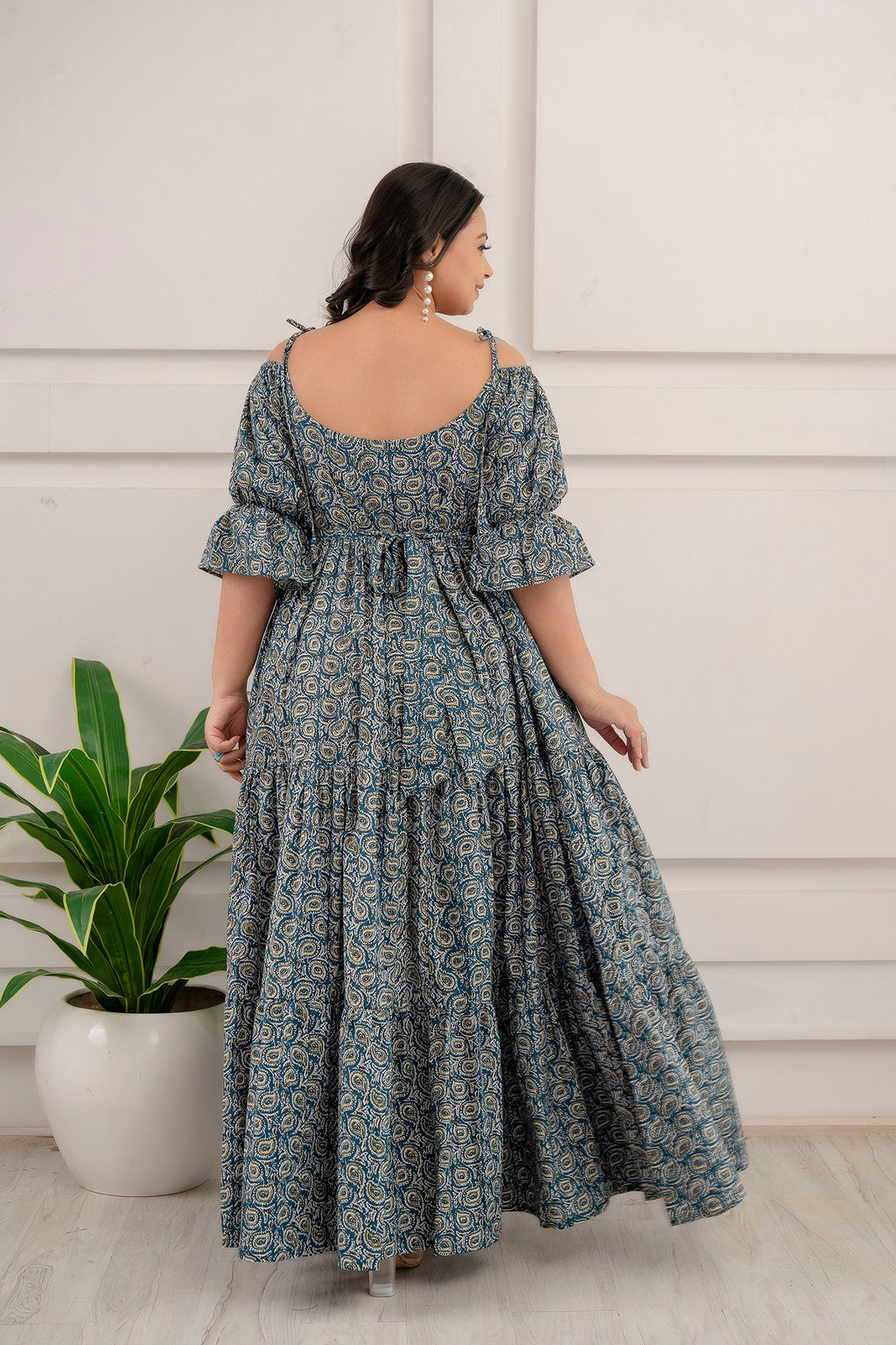 Paisley Print Dress