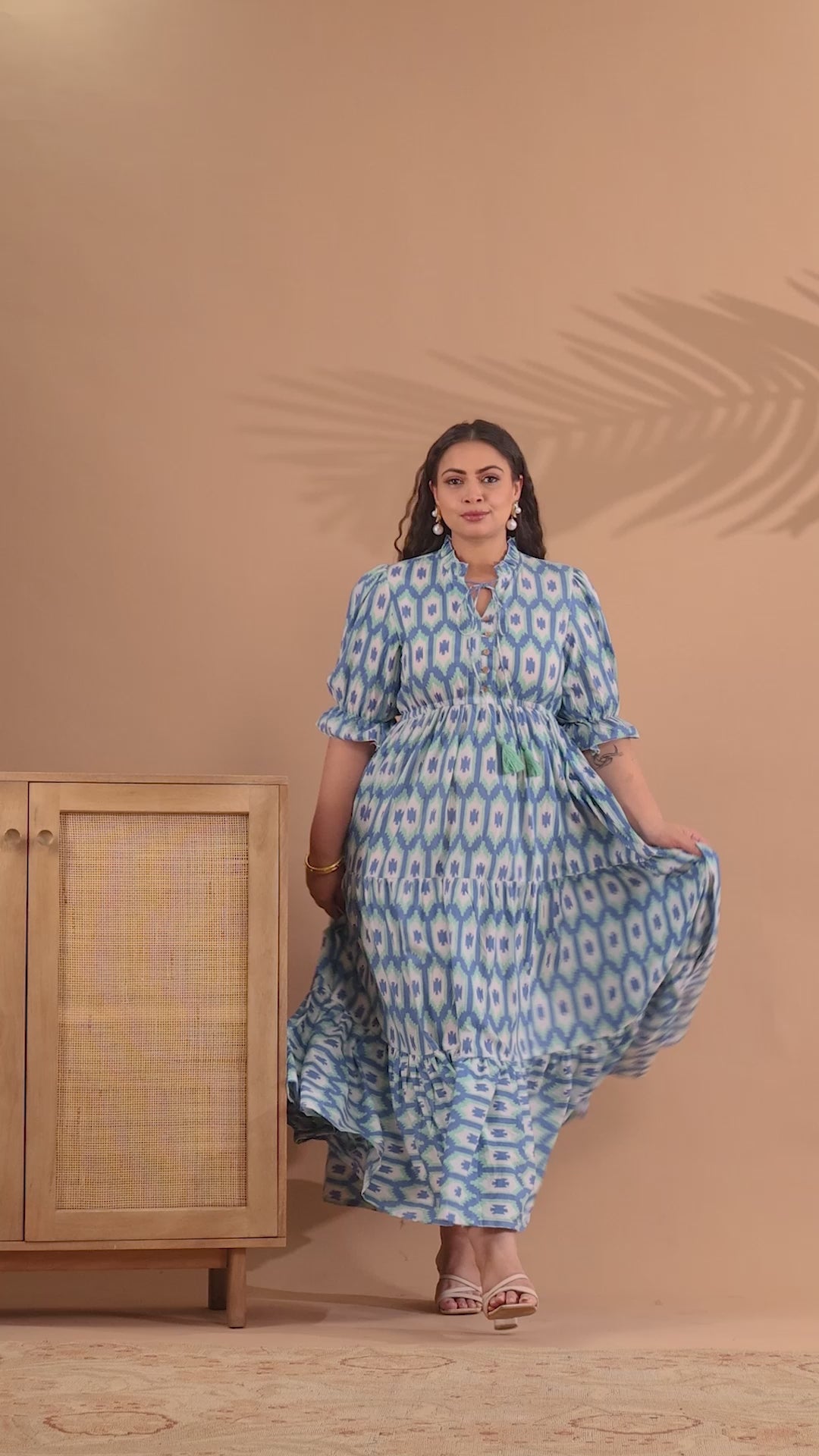 Aura print Dress