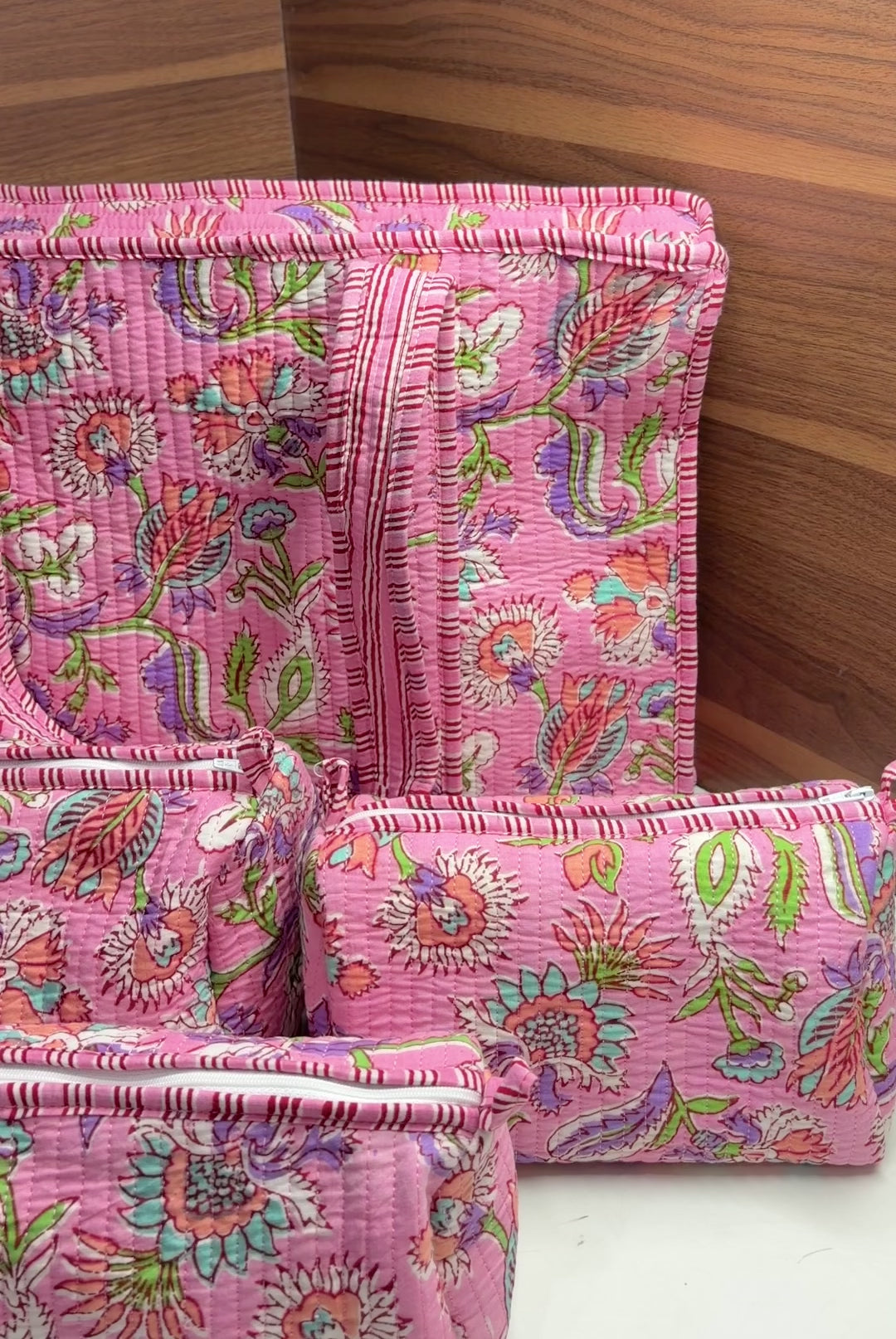 Blush Blossom Bags